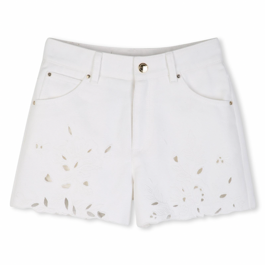 Girls Offwhite Short