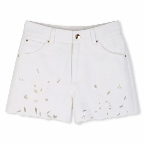 CHLOE Girls Offwhite Short