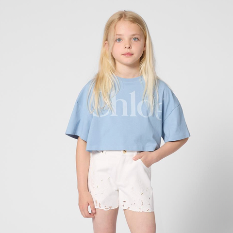 CHLOE Girls Offwhite Short