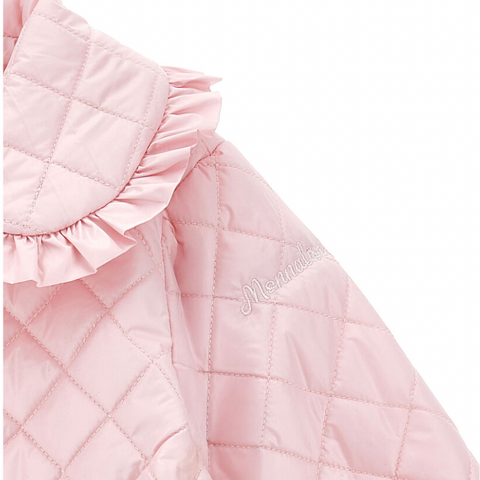 Monnalisa Girls Pink Frill Jacket