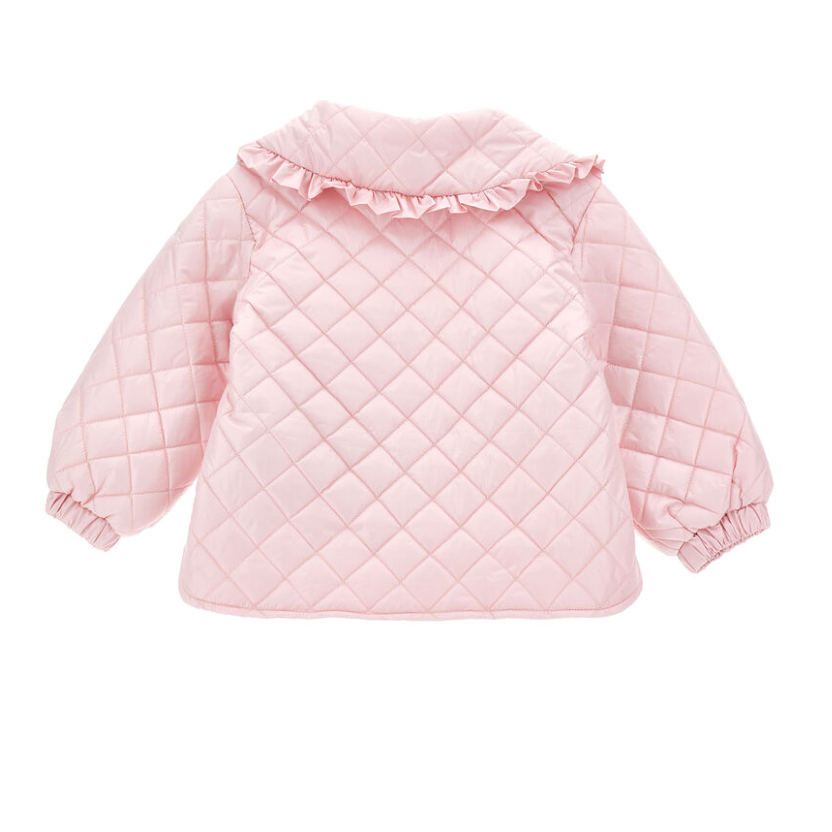 Monnalisa Girls Pink Frill Jacket