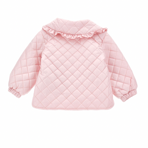 Monnalisa Girls Pink Frill Jacket