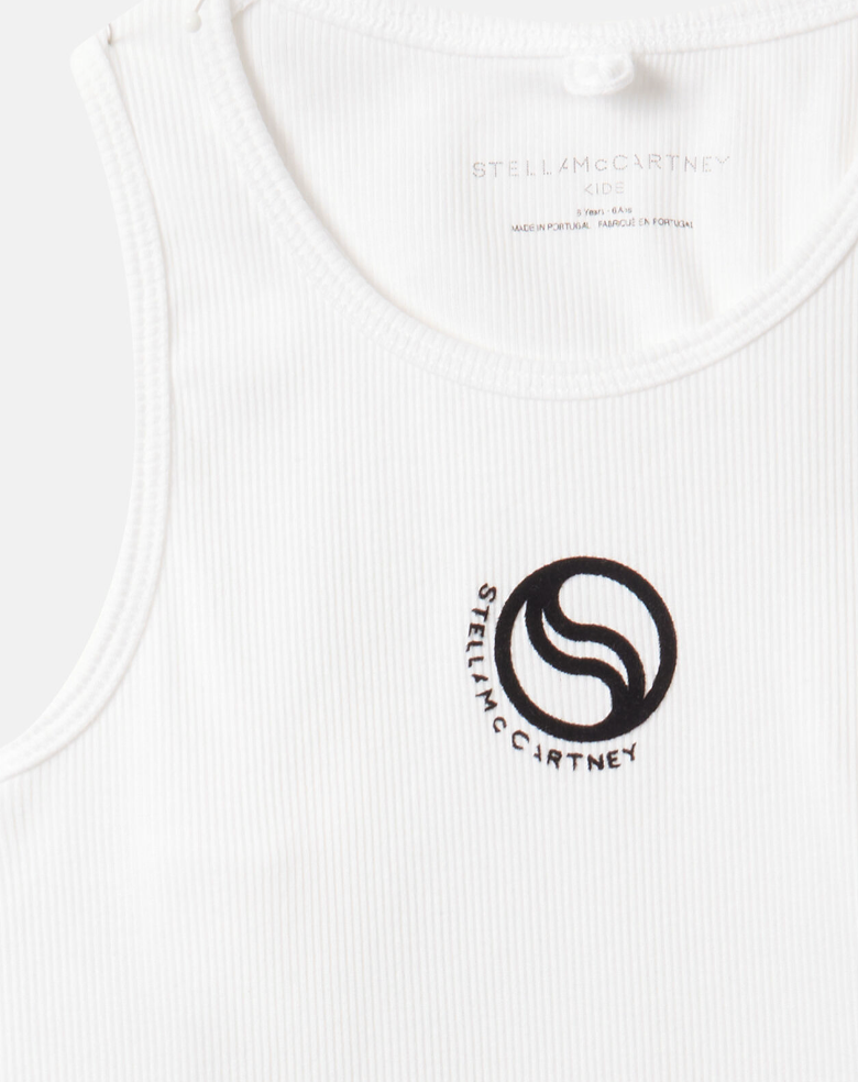 Stella McCartney Kids Girls White Logo Vest