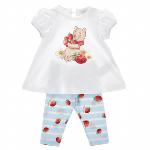 Monnalisa Girls Winnie the Pooh Legging Set