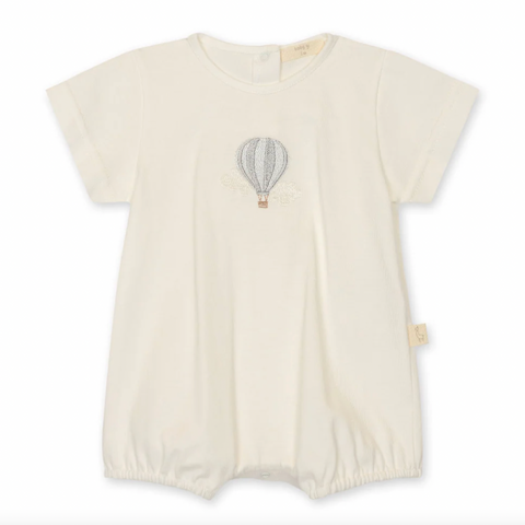 Baby Gi Baby Boys Cream Balloon Romper