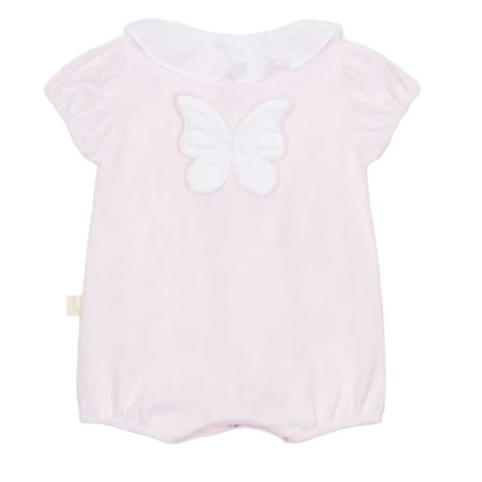 Baby Girls Pink Butterly Romper