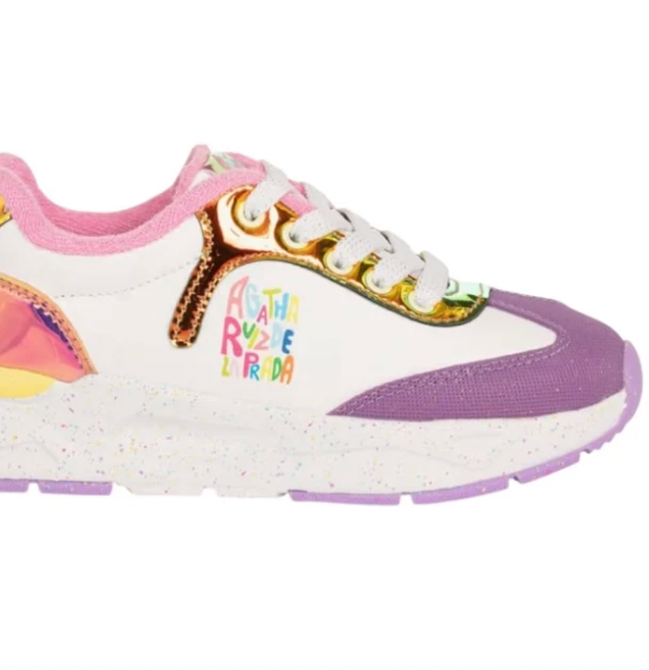 Agatha Ruiz De La Prada Girls White Trainer