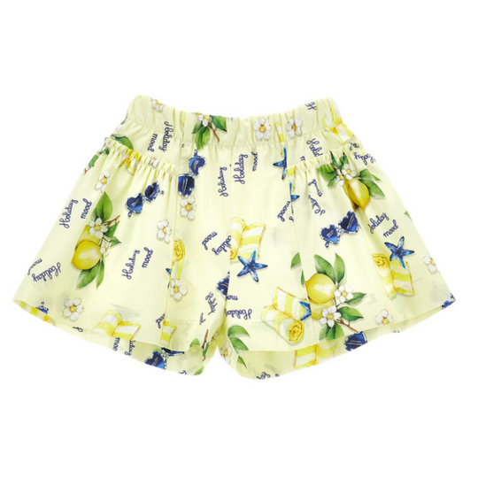 Girls Lemon Shorts