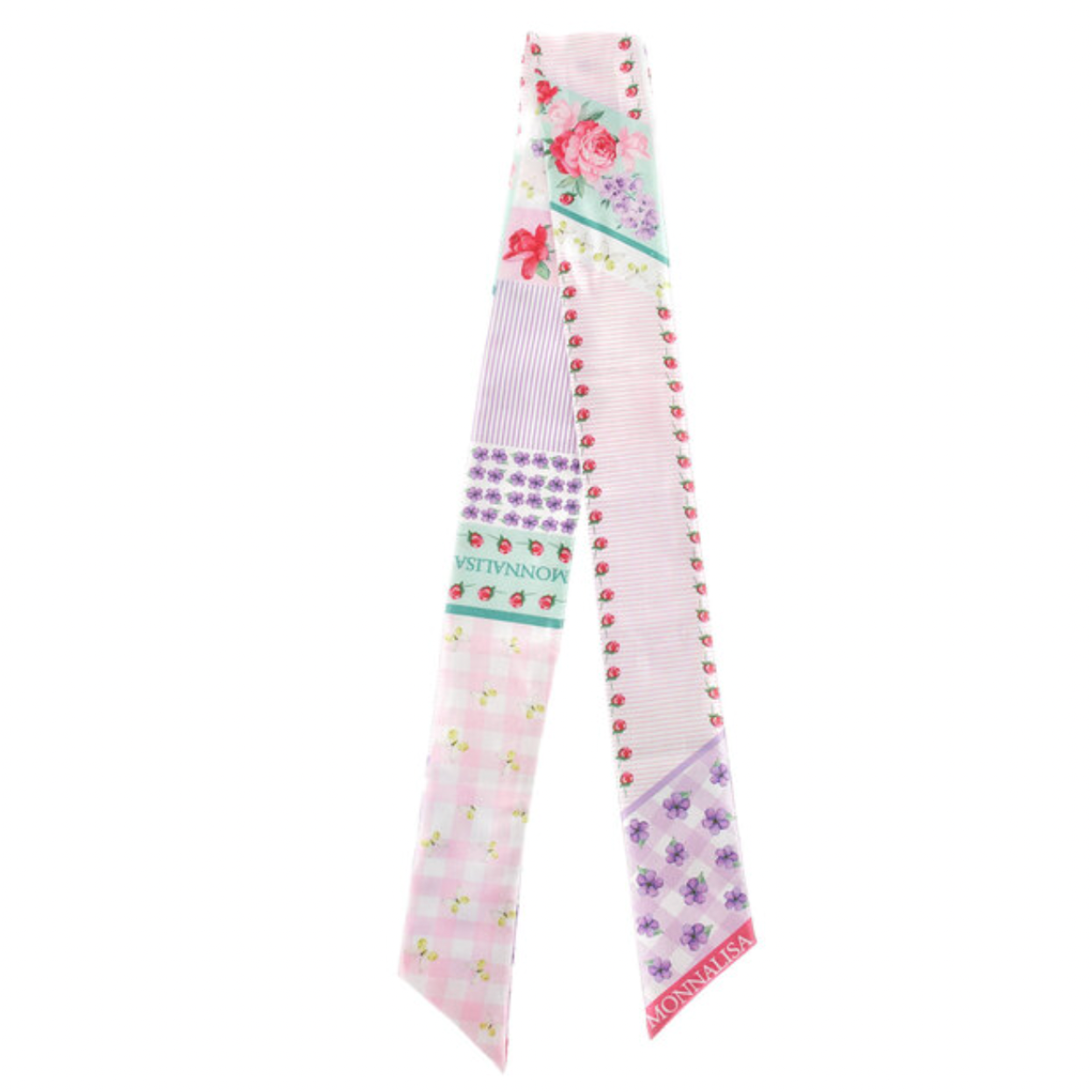 Monnalisa Girls Pink Floral Neck Scarf