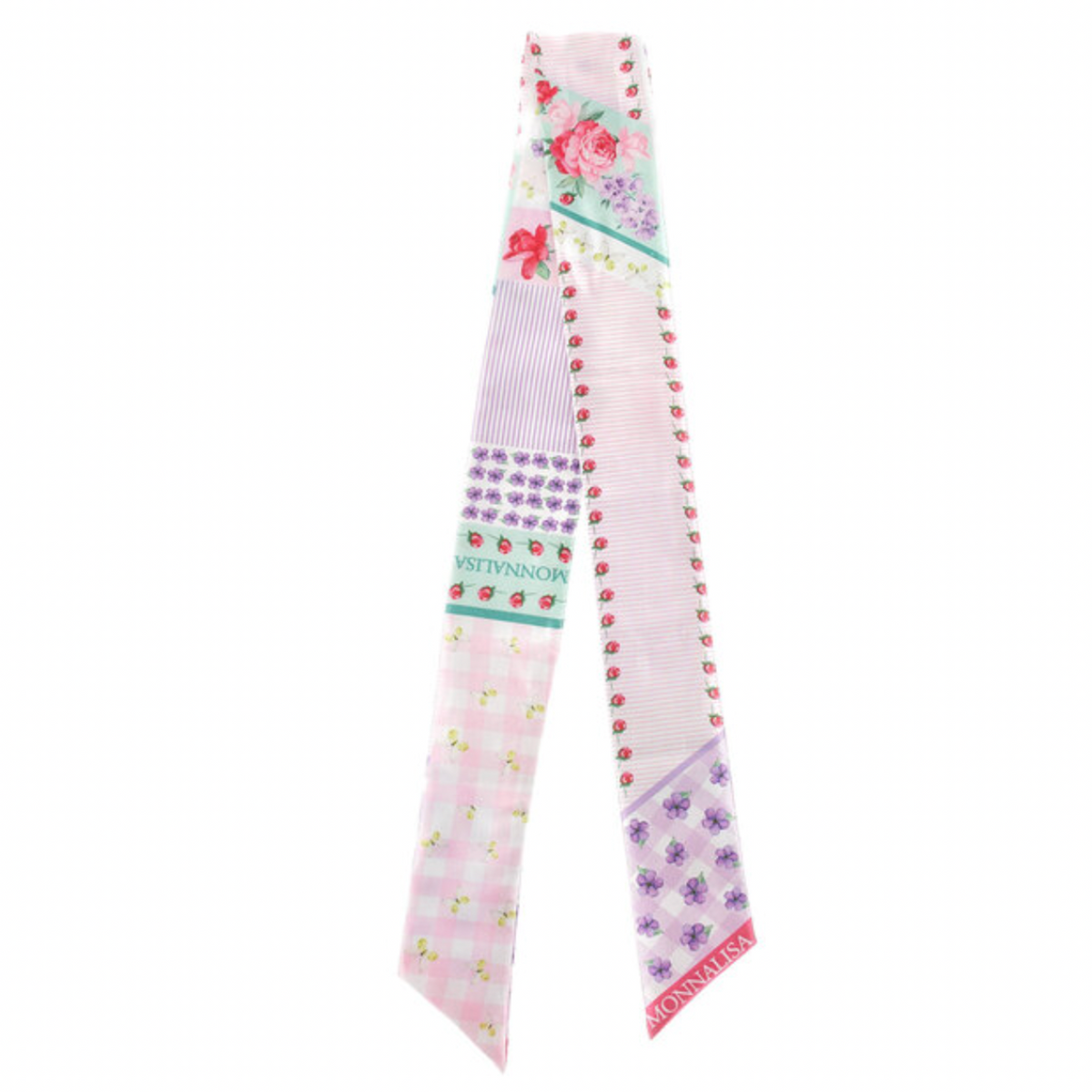 Monnalisa Girls Pink Floral Neck Scarf