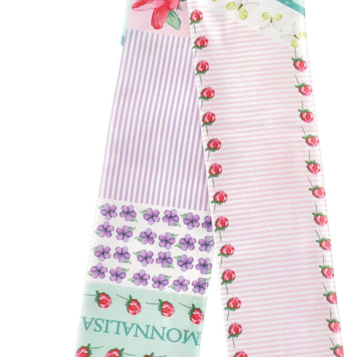 Monnalisa Girls Pink Floral Neck Scarf