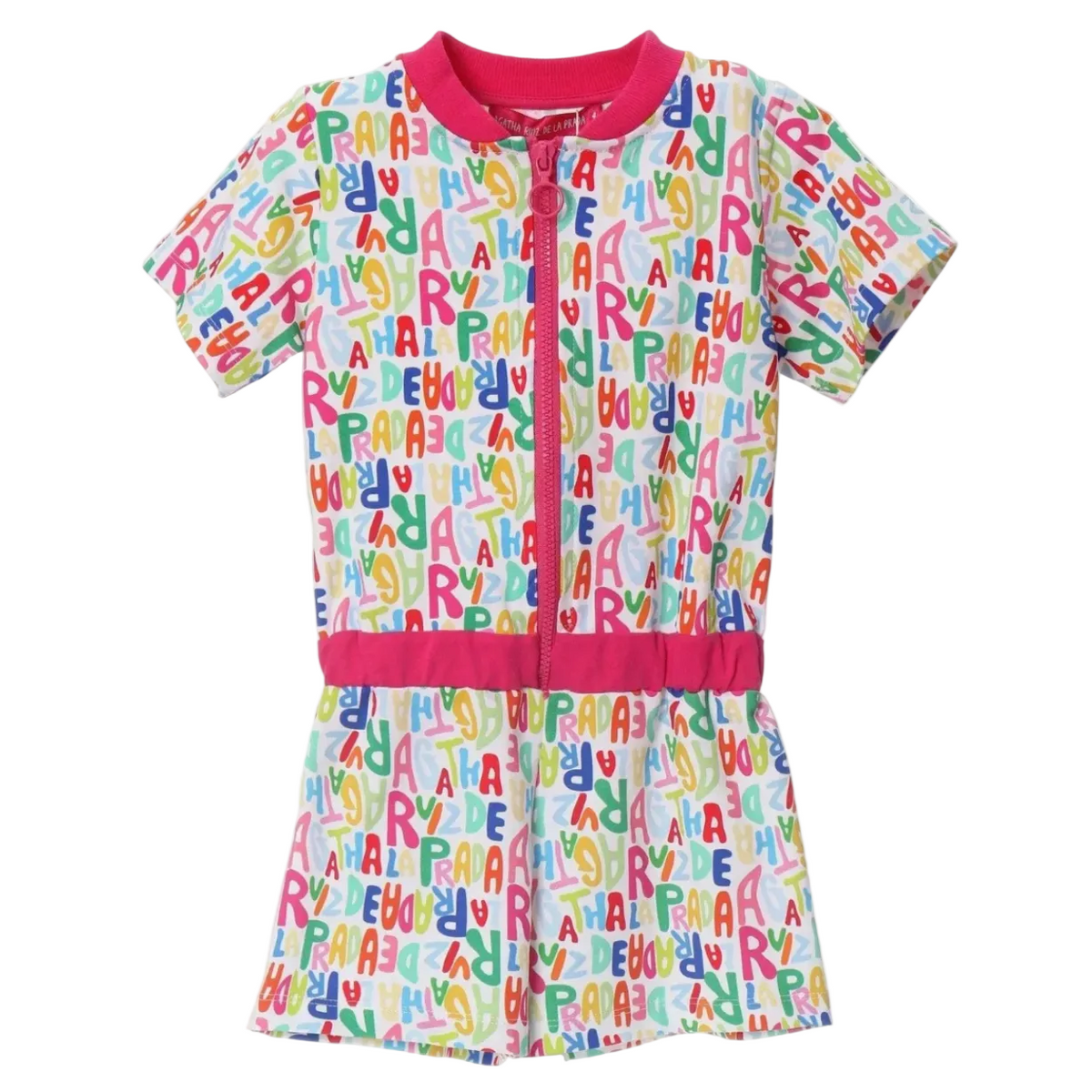Agatha Ruiz De La Prada Girls Pink Playsuit