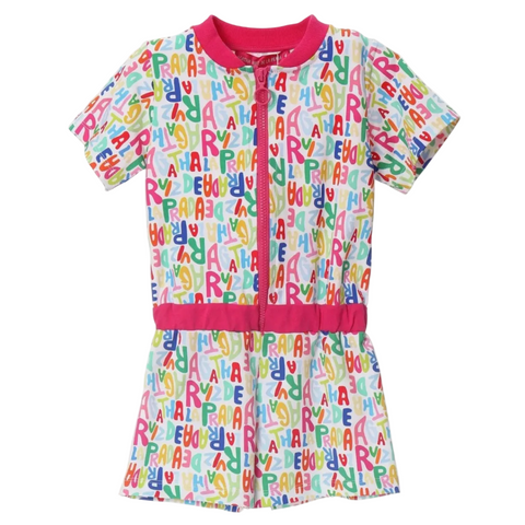 Agatha Ruiz De La Prada Girls Pink Playsuit
