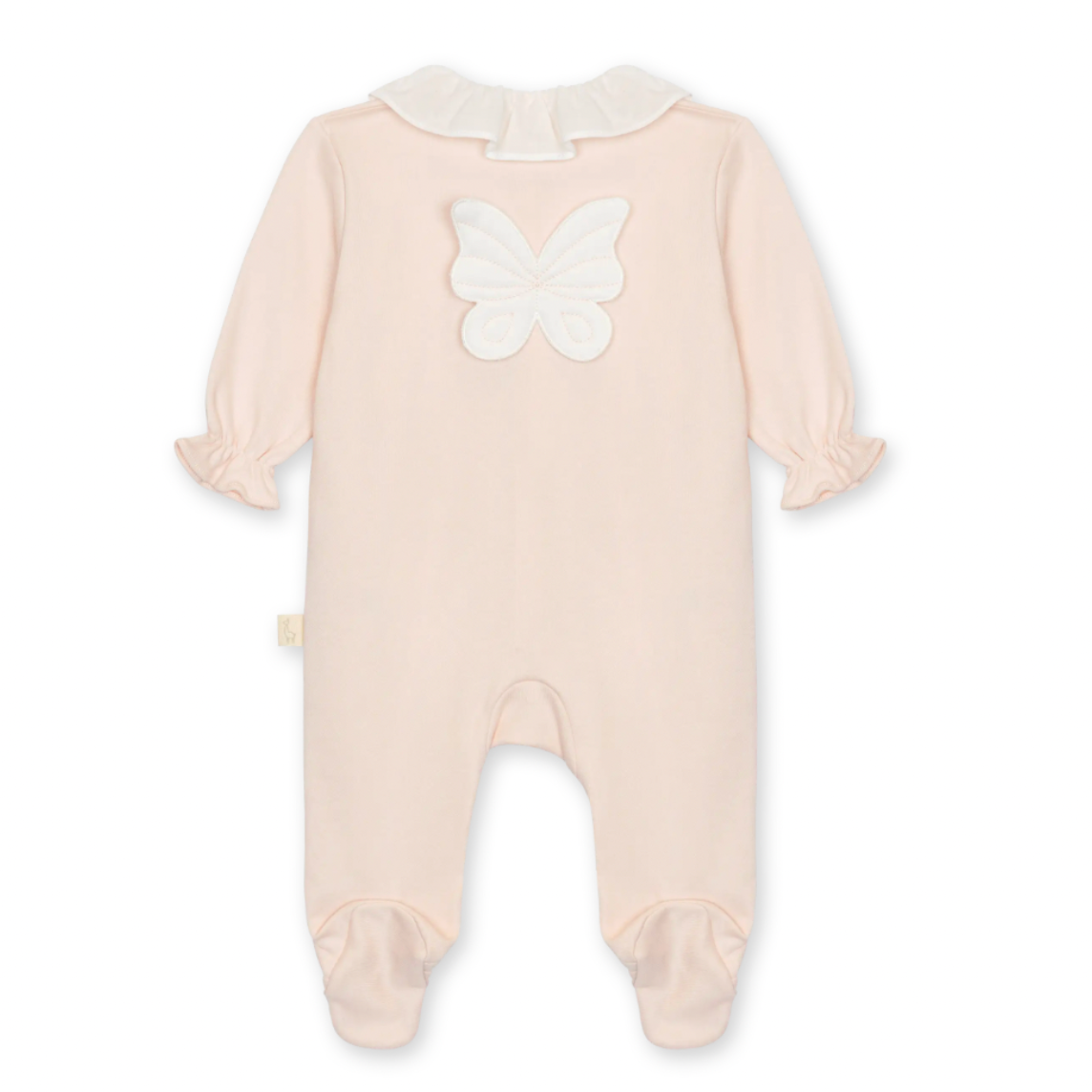Baby Gi Baby Girls Peach Butterly Babygrow