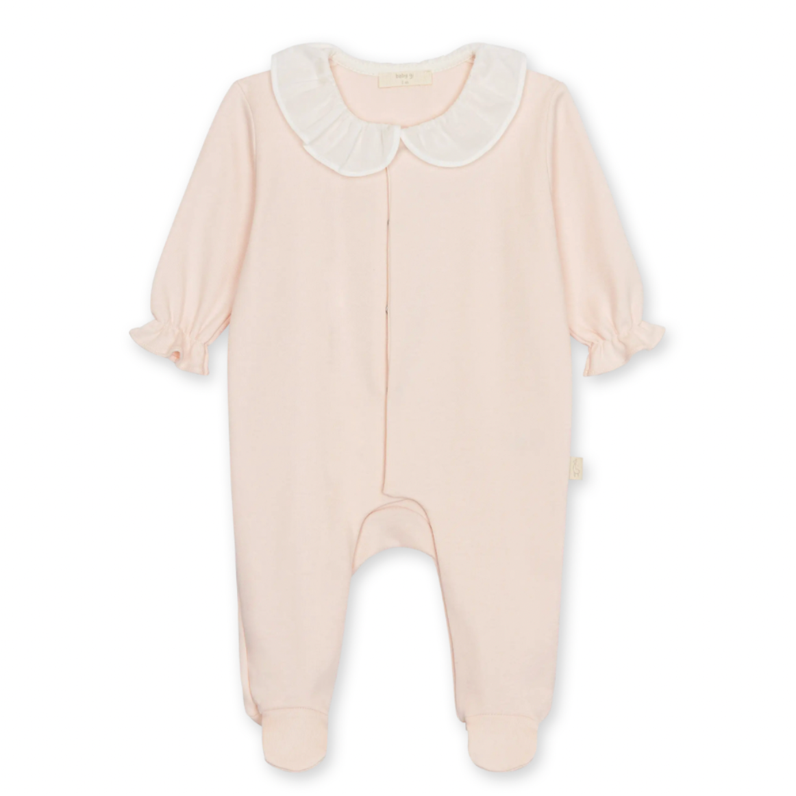 Baby Gi Baby Girls Peach Butterly Babygrow