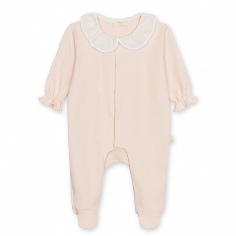 Baby Gi Baby Girls Peach Butterly Babygrow