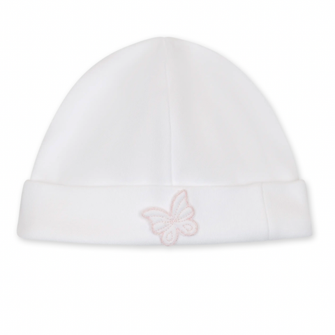 Baby Gi Baby Girls White Butterfly Hat