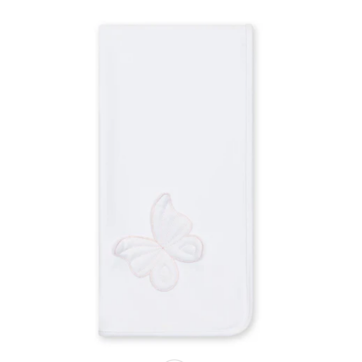 Baby Gi Baby Girls White Butterfly Blanket