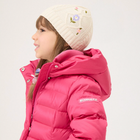 Girls Rose Violet Down Coat