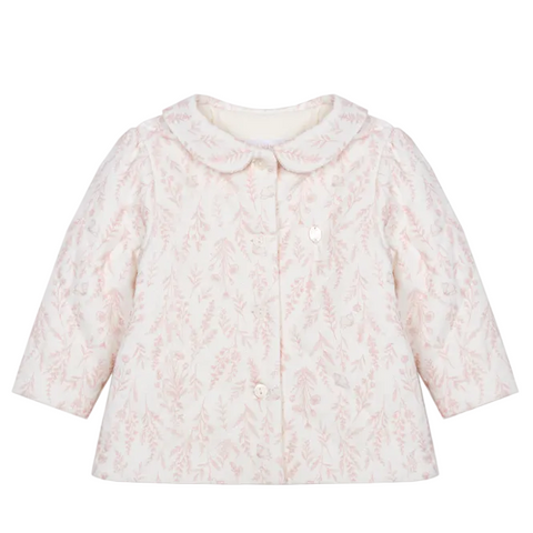 Baby Girls Pink Toile Jacket