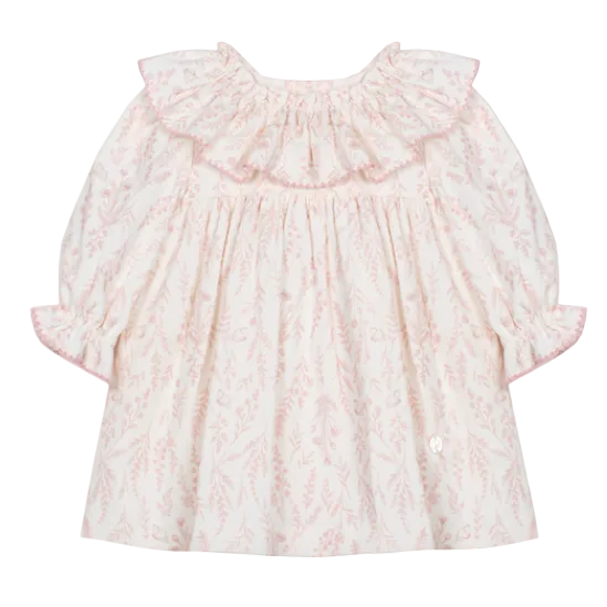 Baby Girls Pink Toile Dress