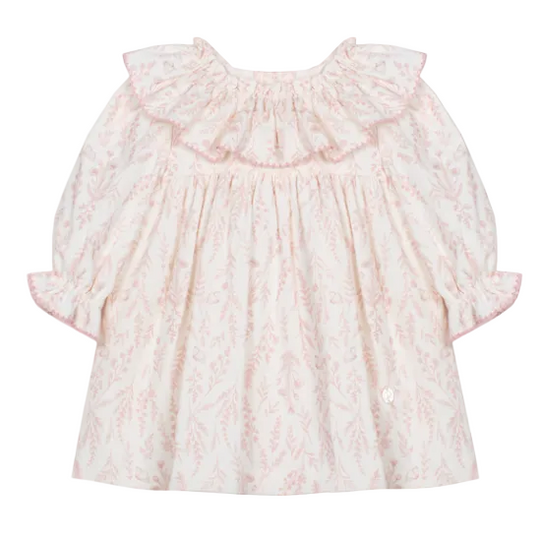 Baby Girls Pink Toile Dress