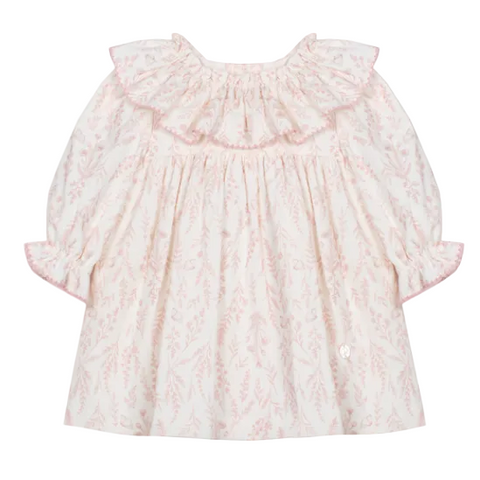 Baby Girls Pink Toile Dress