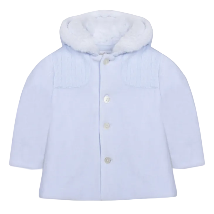 Baby Boys Blue Velour Jacket