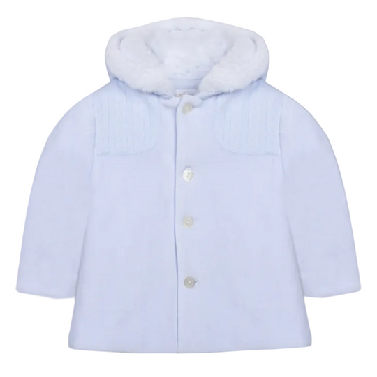 Baby Boys Blue Velour Jacket