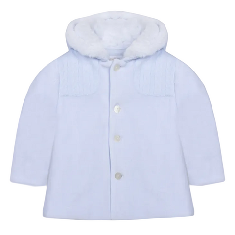 Baby Boys Blue Velour Jacket