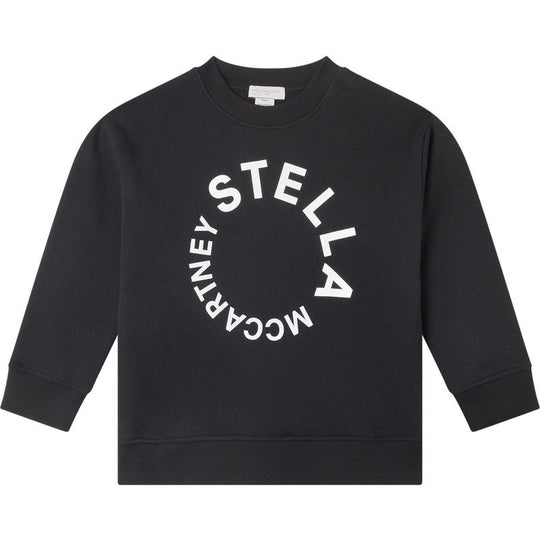 Boys Black Logo Sweatshirt