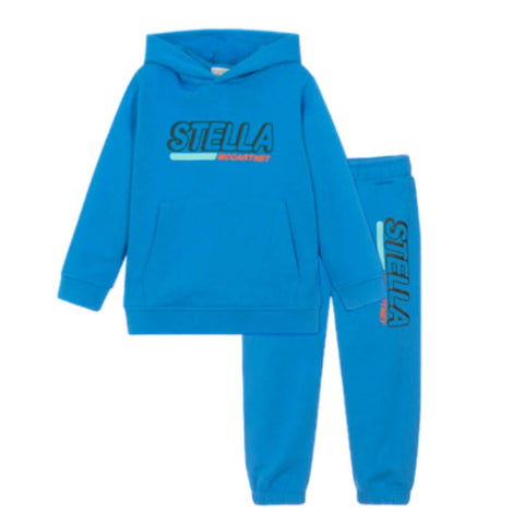 Stella McCartney Kids Boys Blue Sport Tracksuit