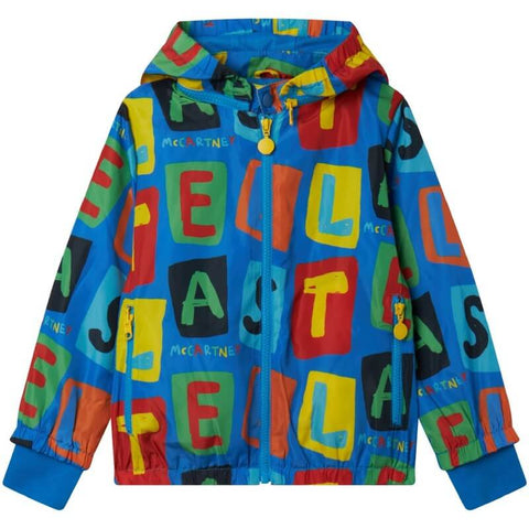 Stella McCartney Kids Boys Multicoloured Letter Blocks Jacket