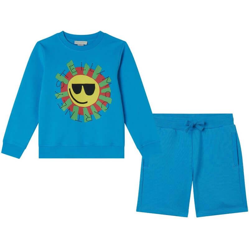 Stella McCartney Kids Boys Sun Graphic Fleece Tracksuit