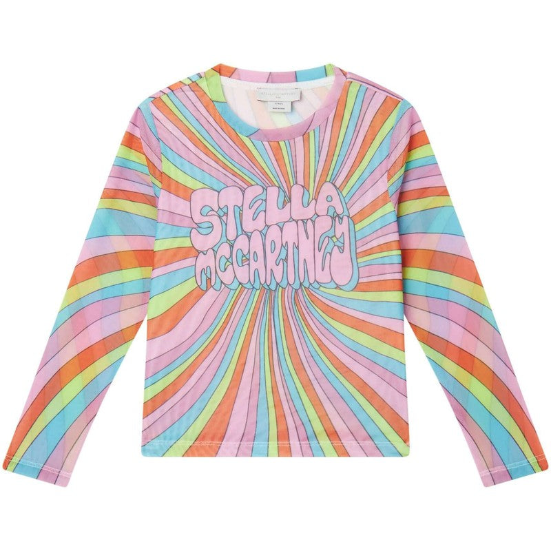 Stella McCartney Kids Girls Logo Print Top