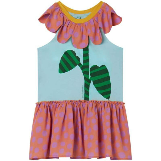 Girls Organic Cotton Racer Back Dress
