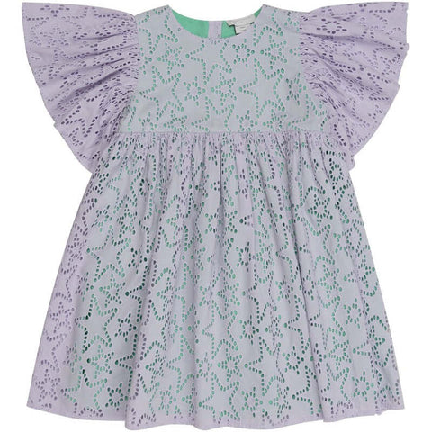 Stella McCartney Kids Girls Organic Star Embroidery Dress