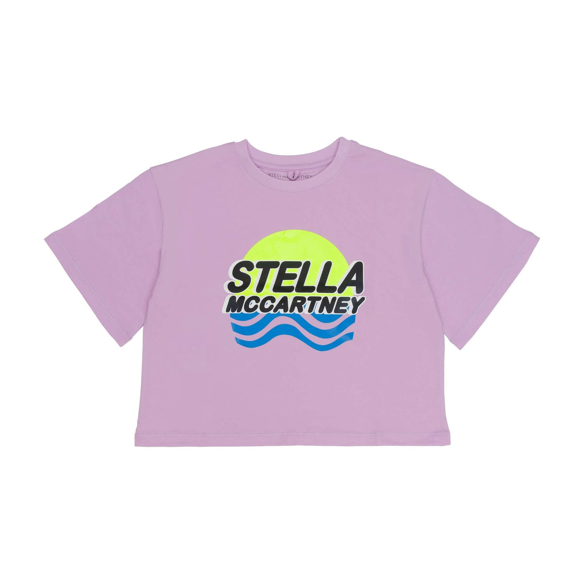 Stella McCartney Kids Girls Purple Wave T-Shirt