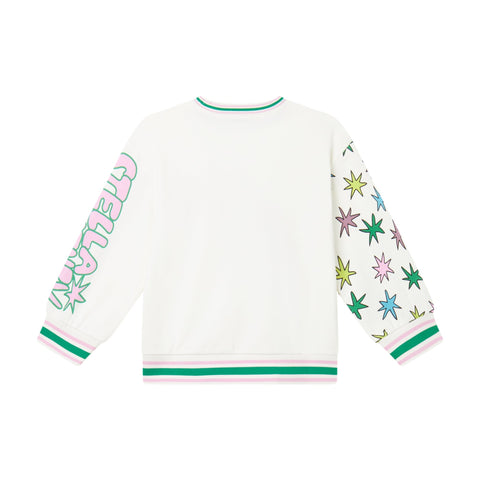 Stella McCartney Kids Girls Shooting Stars Graphic Sweatshirt