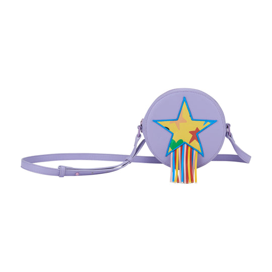 Girls Lilac Star Shoulder Bag