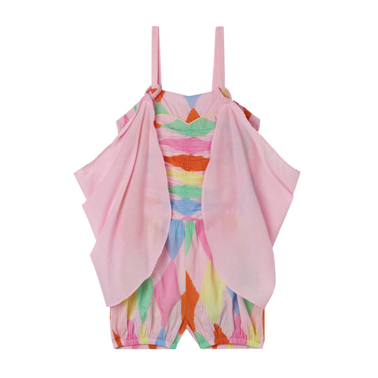 Girls Pink Wings Dress
