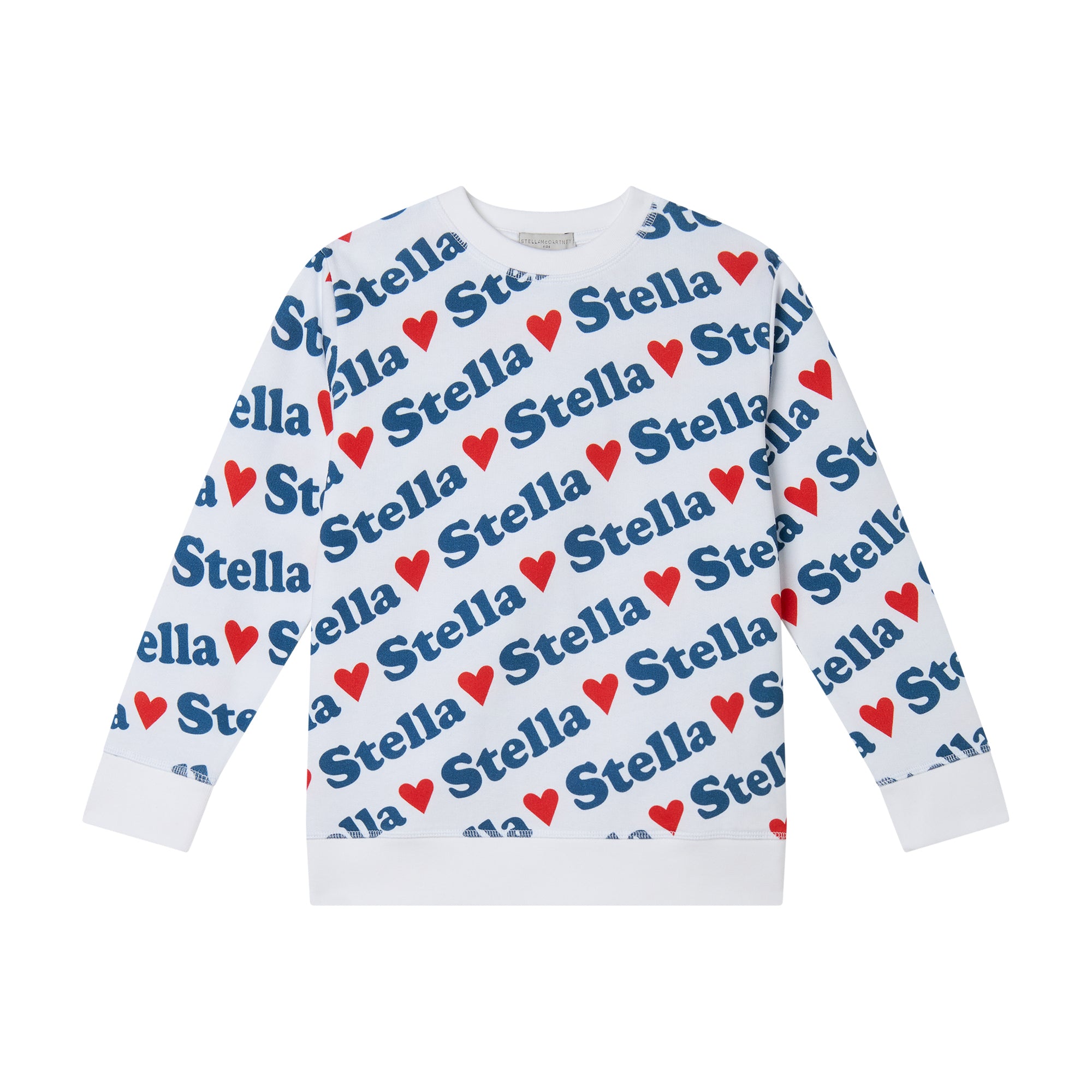 Stella McCartney Kids Girls White Logo Sweatshirt