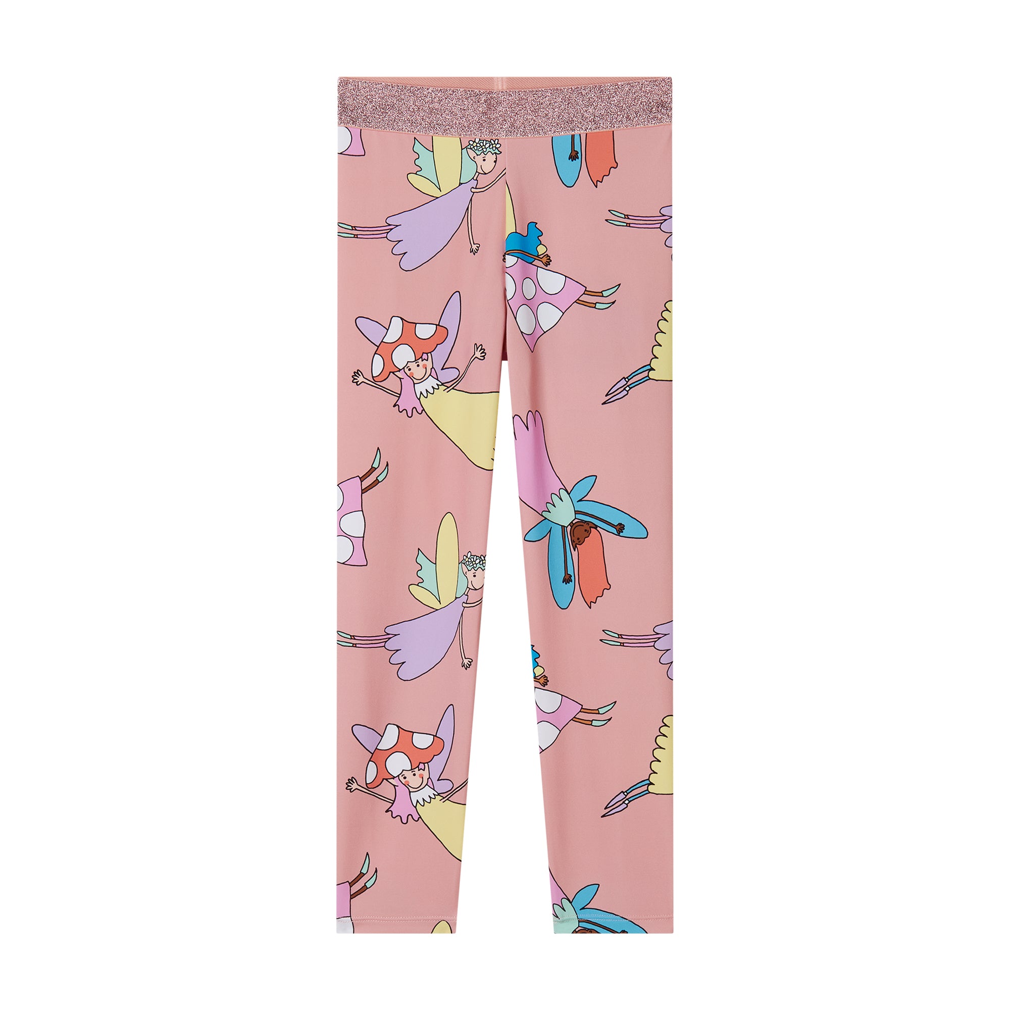 Stella McCartney Kids Girls Pink Fairy Leggings