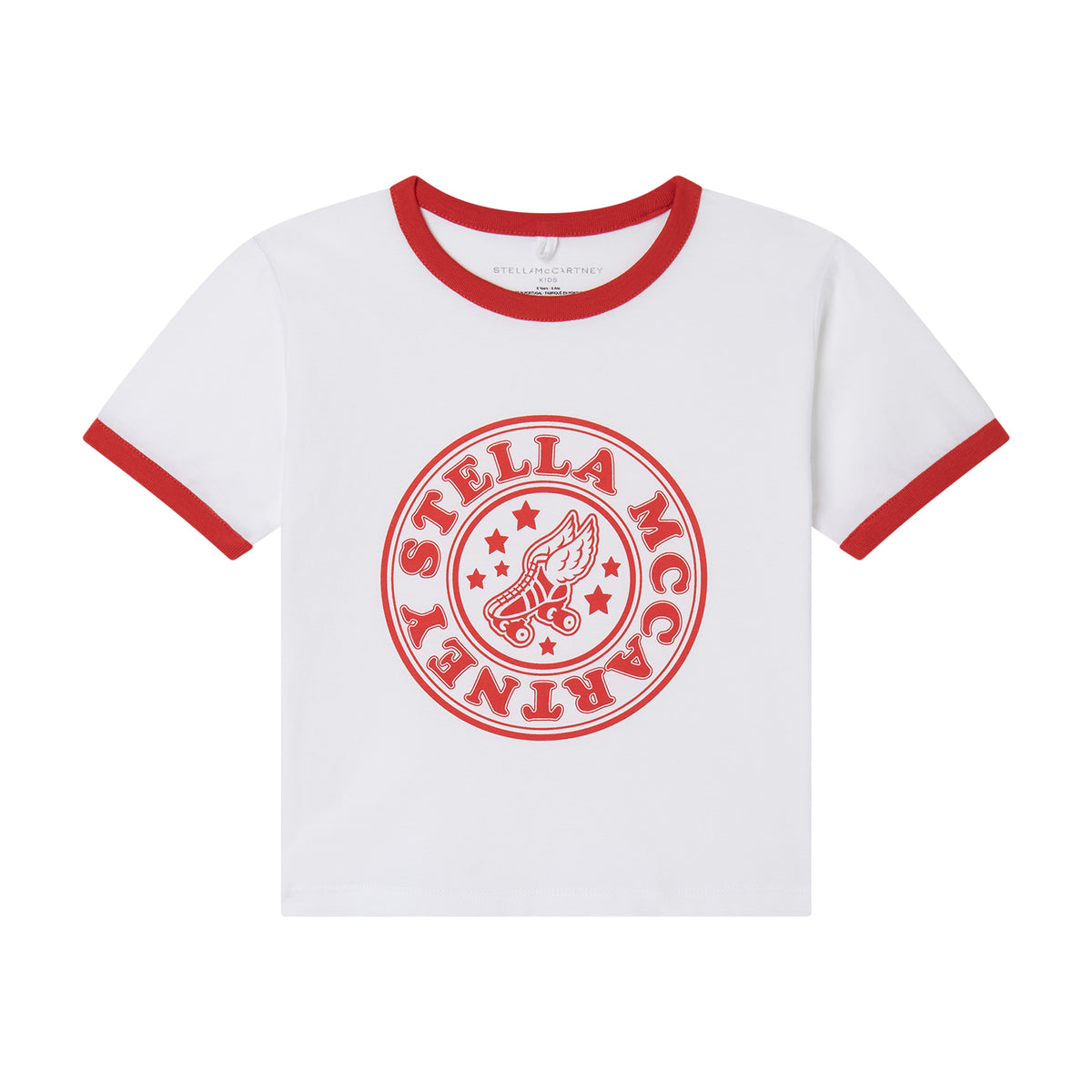 Stella McCartney Kids Girls White Logo T-Shirt