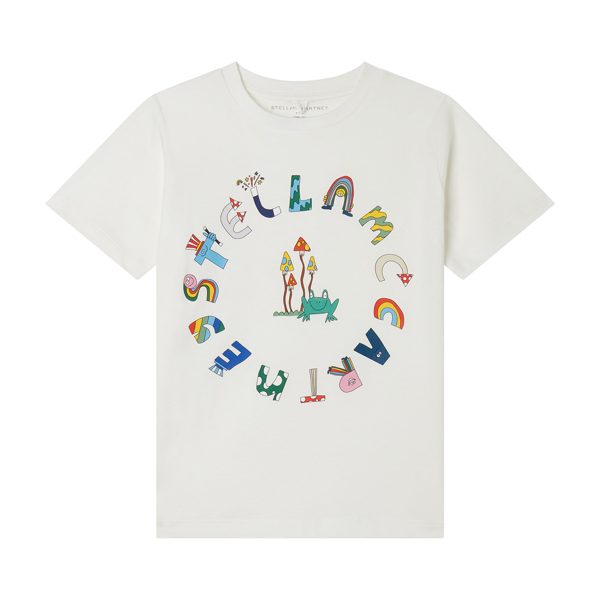 Stella McCartney Kids Boys White T-Shirt