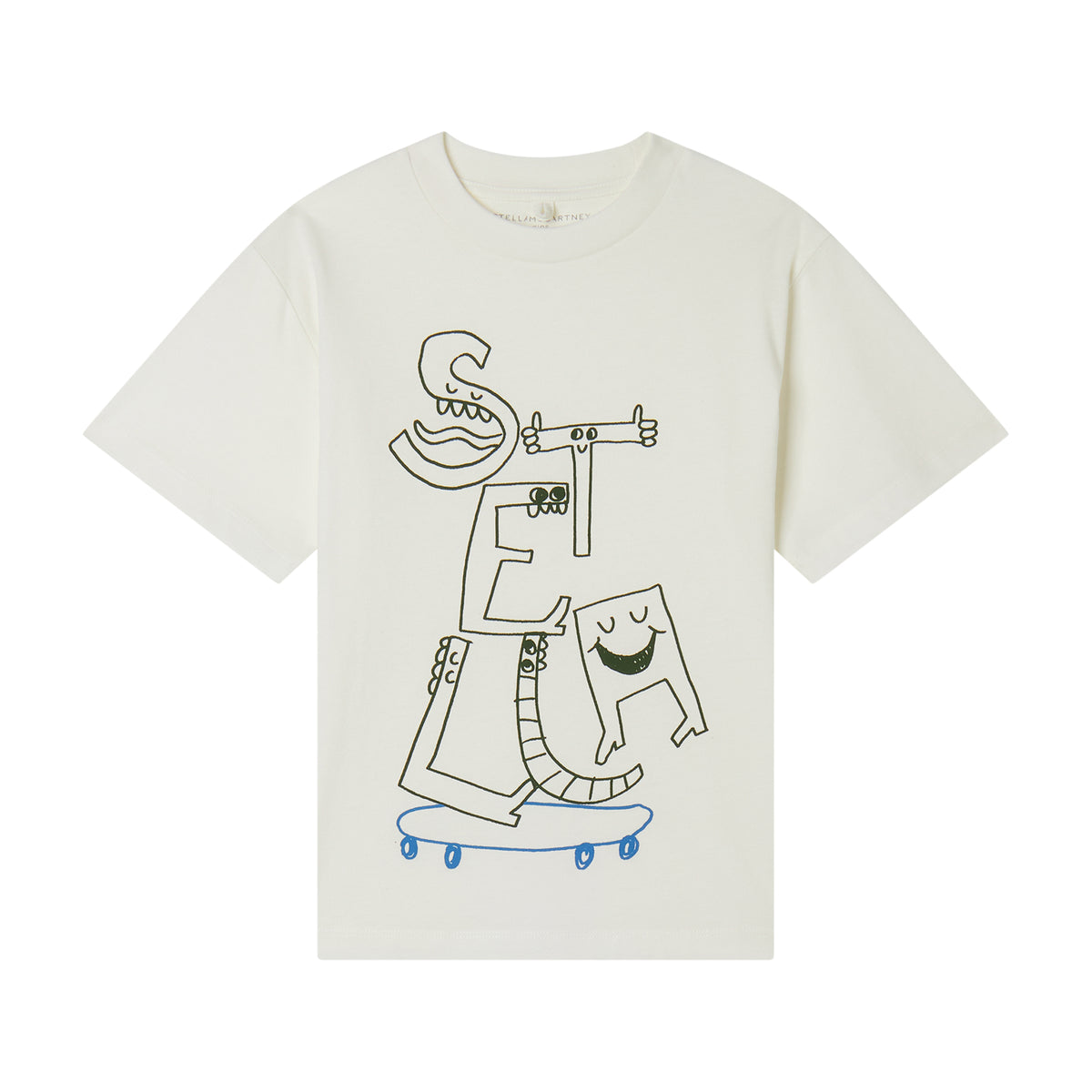 Stella McCartney Boys White Skate T-Shirt