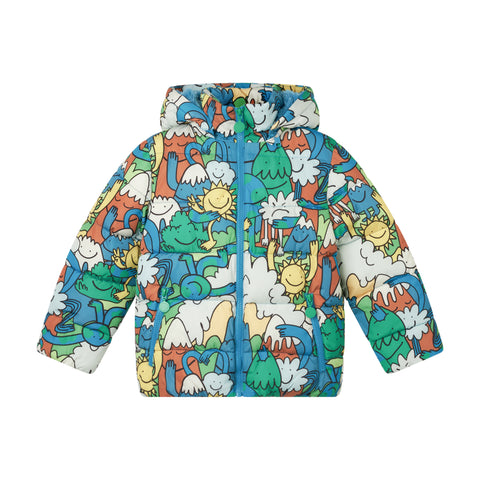 Stella McCartney Kids Boys Green Coat