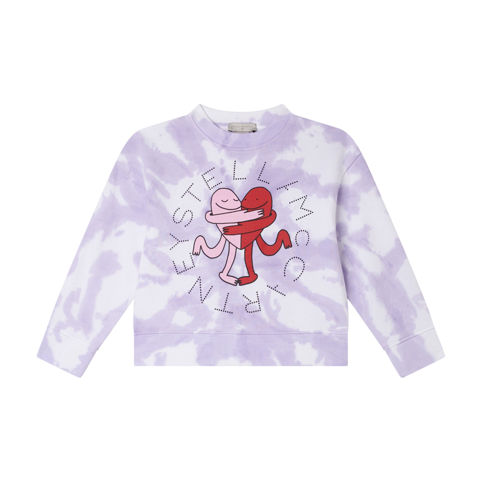 Stella McCartney Kids Girls Lilac Tie Dye Sweater