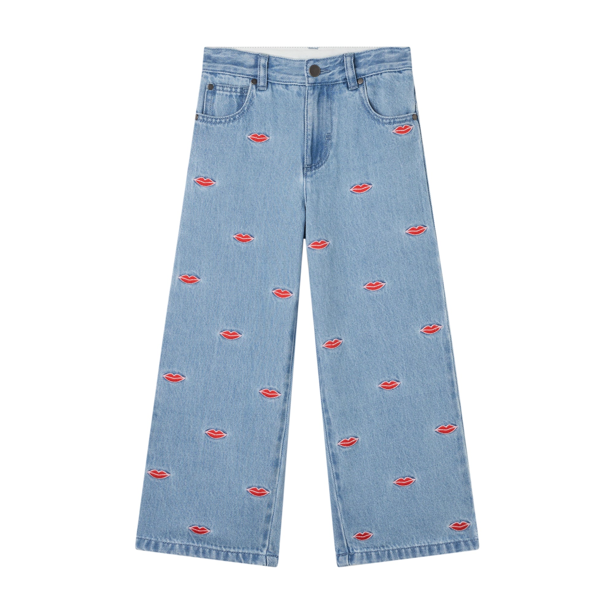 Stella McCartney Kids Girls Lips Jeans
