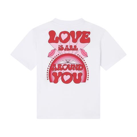 Stella McCartney Kids Girls White T-Shirt